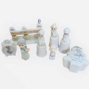 Vintage Precious Moments Miniature Figurines Small Lot